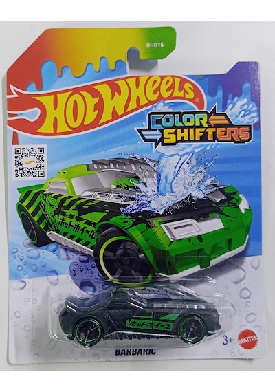 Bhr15 Hot Wheels 1:64 Ölçek Barbarıc Renk Değiştiren Metal Araba 7 Cm