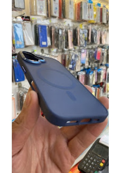 Apple iPhone Uyumlu  16 Kamera Korumalı Mat Magsafe Wireless Şarj Destekli Renkli 45667