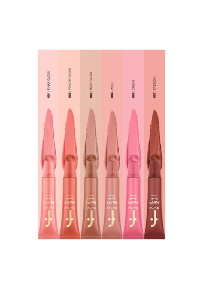 Flormar Puffy Liquid Nemlendirici Etkili & Parlak Bitişli Sünger Aplikatörlü Likit Allık 005 Crush