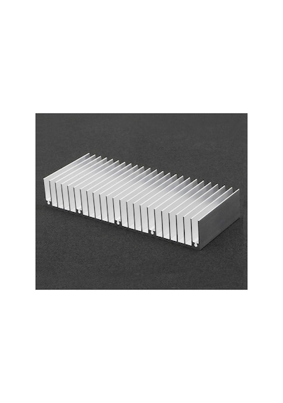 15cm X 6cm X 2.5cm Alüminyum Metal Soğutucu Blok Radyatör Amfi Led Entegre Transistor Vga Ram M