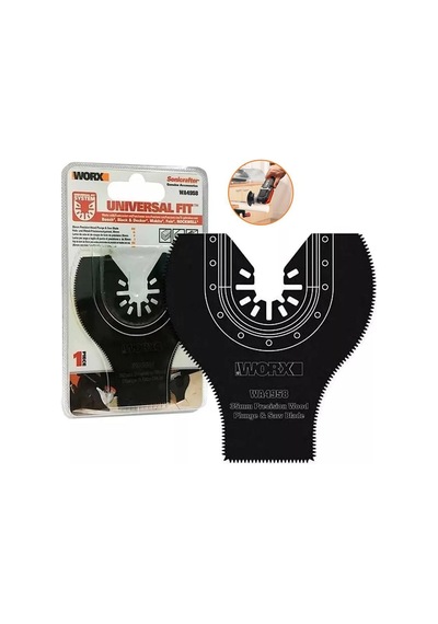 Worx Wa4958 Çok Amaçlı Raspalama Makinası İçin 35x80mm 180 Ahşap, Fiberglas, Pvc Universal Dalma/kesme Bıçağı