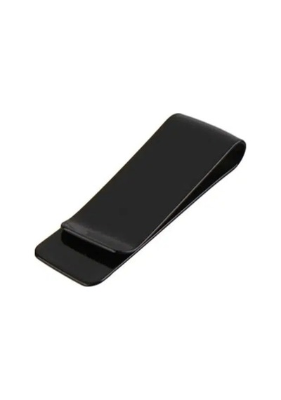 Spelt Metal Kağıt Para Tokası Kart Tutucu Klips Cüzdan Ataş Siyah 5,2cm X 2cm Çok Renkli
