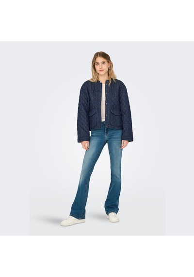 Only Hallie Quilted Kadın Mavi Ceket 15355316-dbd Mavi
