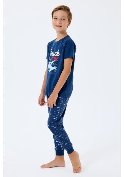 Rolypoly Erkek Çocuk Lacivert Pijama Takım Rp3743-c-v1