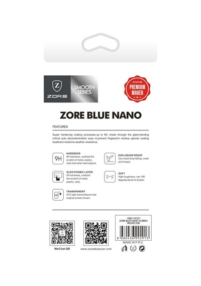 Xiaomi Mi 8 Lite Zore Blue Nano Screen Protector