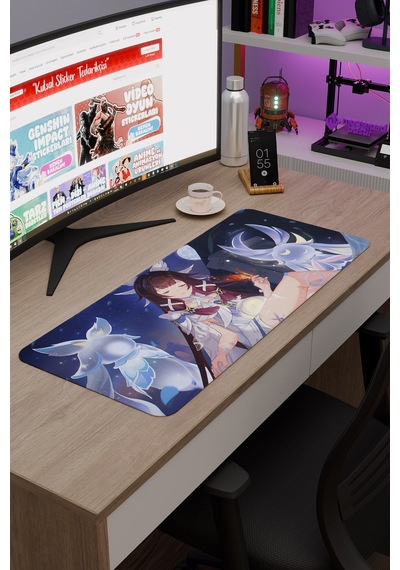 Columbina Damselette Genshin Impact Anime Oyuncu V2 - 70x30 Xl Gaming Mouse Pad Fare Altlığı