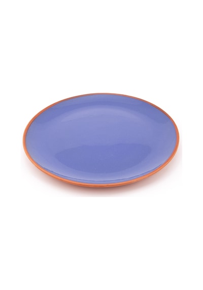 Seramik Sunum Tabağı 18 Cm Mavi