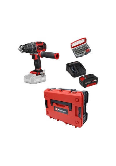 Einhell TP-CD 18/60 Li-ı Bl Solo +1 x 4 Ah Akü Ve 32 Parça Bits Uç Seti Çantalı