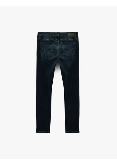 Koton Pamuklu Normal Bel Skinny Fit Jean Pantolon - Michael Jean İndigo Stone 6wam40222nd İndigo - Taş Koton Pamuklu Normal Bel Skinny Fit Jean Pantolon - Michael Jean İndigo Stone 6wam40222nd İndigo - Taş