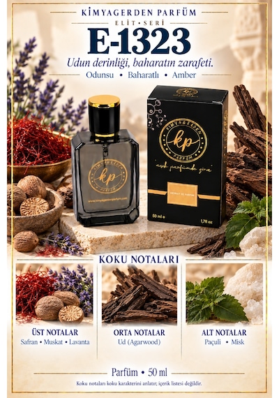 KP E-1323 Erkek Parfüm EDP 50 ML