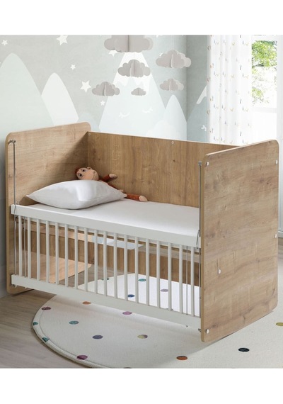 Babywhen Ahşap Başucu Beşiği 60 x 120 CM 97b89107123n1 Açık Kahverengi