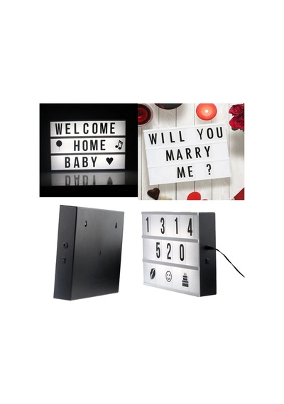 A4 Led Işıklı Yazı Panosu Lightbox Görseldeki Renk