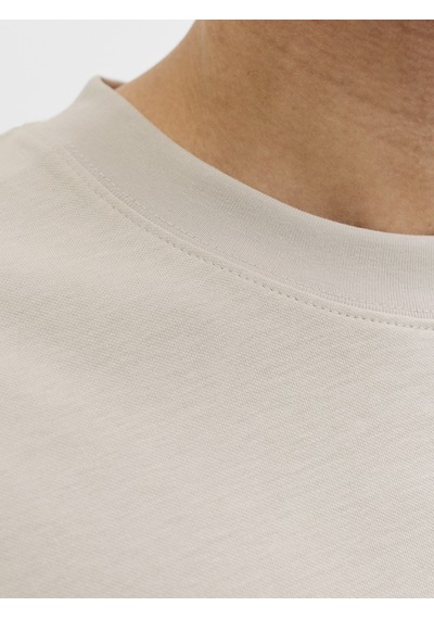 Jack&jones Jjebarron Tee Ss O-neck Noos Bej