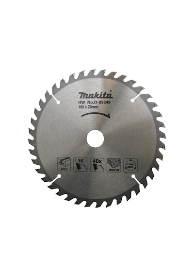 Makita Ahşap Daire Testere 165x40 Diş Maad-03349