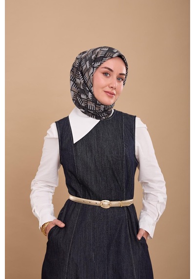 Silk Home Yaz Esintisi Eşarp 150001-14 Füme, Gri, Vizon, Soluk Siyah