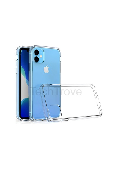 Apple Uyumlu iPhone 11 Kılıf Şeffaf Ekstra Darbe Korumalı Kapak