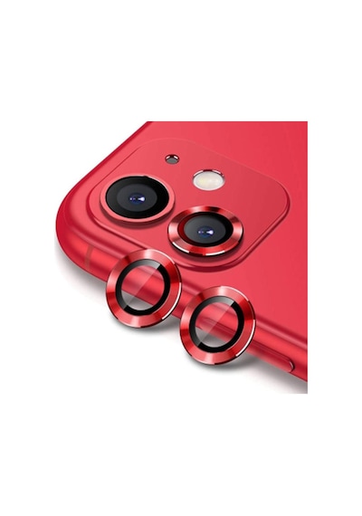 Ally Apple Uyumlu   iPhone 11 6.1 3D Metal Çerçeveli Kamera Lens Koruyucu (271866569)