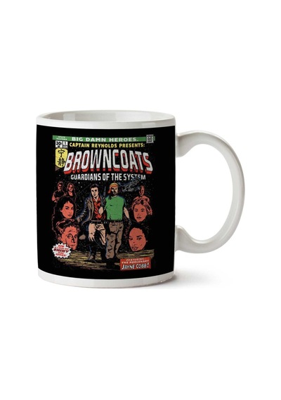 Browncoats Big Damn Heroes Firefly Serenity Comic Book İki Tarafı Baskılı Kupa Bardak Çok Renkli