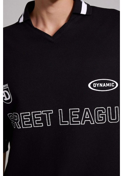 Defacto Loose Fıt Polo Yaka Kısa Kollu Polo Tişört G4270ax26smbk81 Siyah-bk81 Defacto Loose Fıt Polo Yaka Kısa Kollu Polo Tişört G4270ax26smbk81 Siyah-bk81
