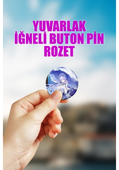 Cantarella Wuthering Waves Gacha Çanta Süsü Rozet İğneli Buton Rozet Seti 1 Adet Tekli