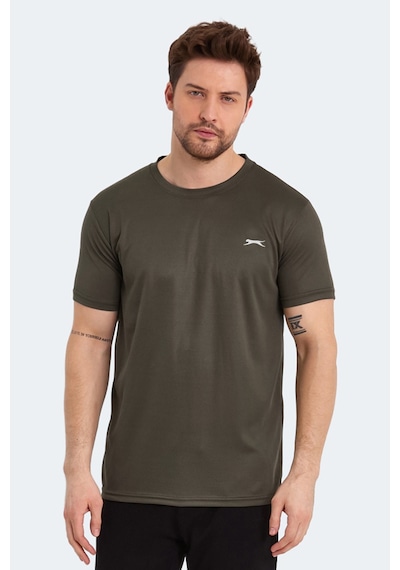 Slazenger Odalıs 5 Li Set Erkek Tişört Siyah - Koyu Gri - Lacivert -