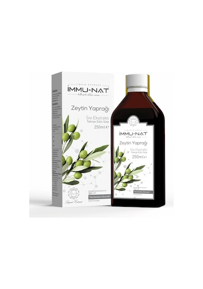 İmmunat Zeytin Yaprağı Ekstraktı 250 ml Sıvı Eki 3 Kutu