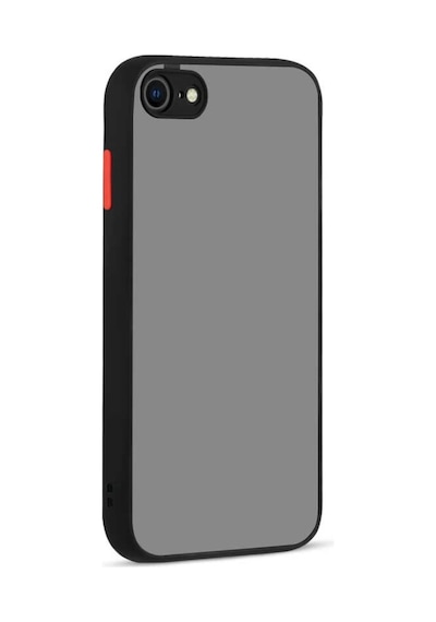 Apple Uyumlu iPhone Se 2020 Kılıf Zore Hux Düğme Ve Kapak Zıt Renk Kılıf
