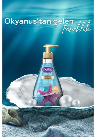 Organik Zeytinyağlı Okyanus Sıvı Sabun 1,5 1,5 500ml