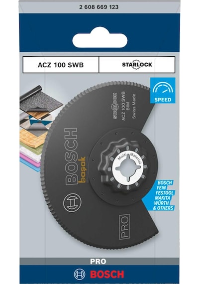 Bosch Pro Acz 100 Swb 1'li Starlock Yalıtım Malzemesi Testeresi 2608669123