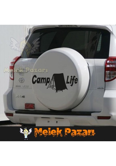 Camp Life, Outdoor Araba Sticker