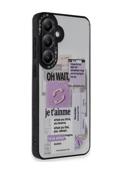 Newface - 77 - Samsung Galaxy Uyumlu S24 Plus Kılıf Mirror Desenli Kapak - Mirror - Csmo-tex - - 4 Mirror - 4