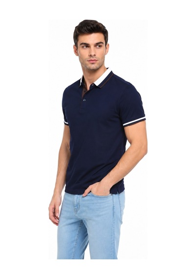 Baglan Erkek Polo Yaka Kısa Kollu Tişört Regular Kalıp T6096 Bgl-st05549 Lacivert