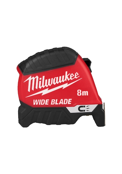 Milwaukee Wide Blade Manyetik Şerit Metre 8m - 4932499209 8 M
