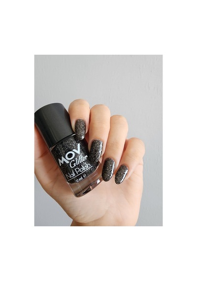 Mov Glitter Simli Oje Siyah No:3 001 Clear
