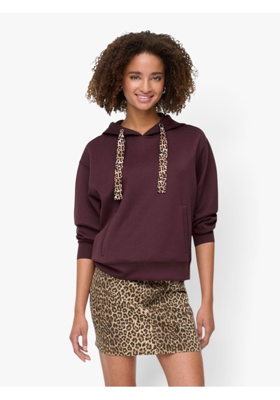 Only Onlalına Lıfe Leo Detaıl Hood Box Swt Kadın Mor Sweatshirt - 15364546