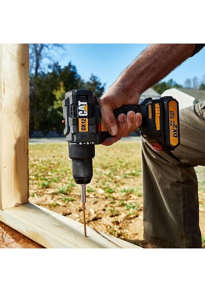 Cat DX12B 18Volt Kömürsüz Profesyonel Şarjlı Darbeli Matkap  (Akü Dahil Değildir)