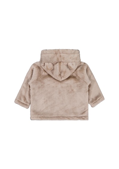 Civil Baby Mobıl Kulaklı 6-18 Ay Hırka - Kahverengi Soft Kahverengi