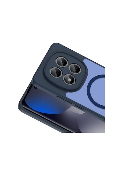 Maks Technology Redmi Note 15 Pro 4g Kılıf M-safe Şarj Özellikli Mkst Babet Kapak - Lacivert