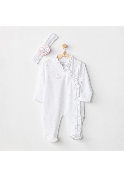 Andywawa Beyaz Bebek Tulum Takım - Andywawa - Beyaz - 6-9 Ay - Ac24653-beyaz-6-9 Ay Beyaz