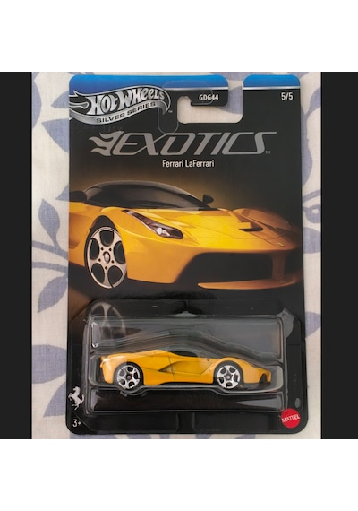 Hot Wheels Silver Series Exotics Ferrari Laferrari Sarı