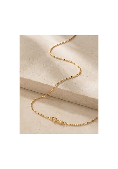 14 Ayar Altın Top Zincir/ Tırnak Makası Kolye