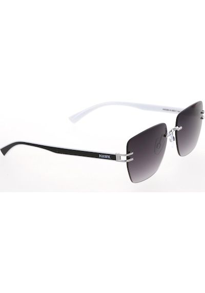 Hawk Hw2299-03 58 Unisex Güneş Gözlüğü Beyaz - Siyah