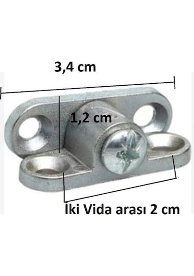 Açılı Kelebek Bağlantı, Çektirme Metal Köşe Birleştirme Kelebek Bağlantı 40 Adet Çoklu Renk