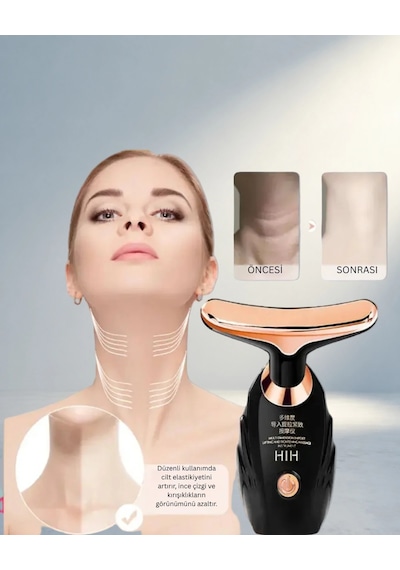 Yeni Nesil Yüz Masaj Cihazı 1 Adet Serum Emilimini Artıran - 4999 ---