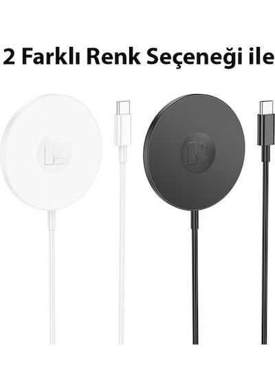 Hoco CW50 15 W 3in1 Kablosuz Manyetik Hızlı Şarj Aleti