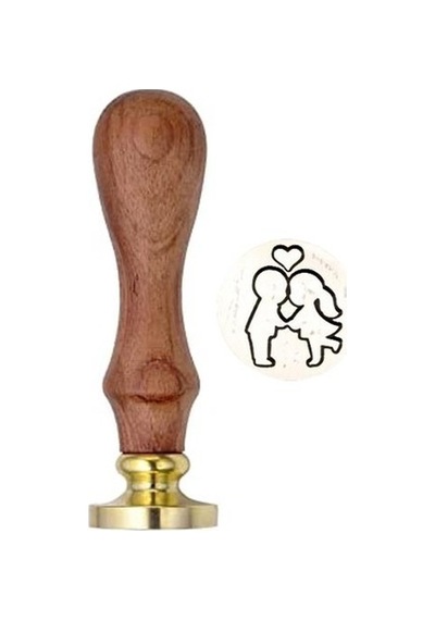 Mektup Damga Mühürü Öpücük Kiss + 30 Mühür Mumu + Eritme Kaşığı