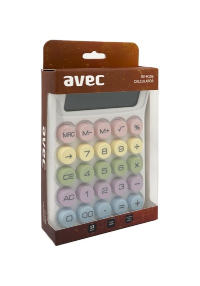 Avec Av-h106 Hesap Makinesi Çok Renkli