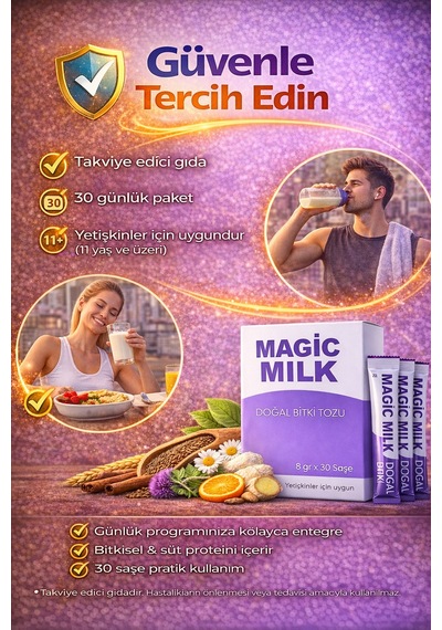 Magic Milk Doğal Bitki Tozu 30 Şase