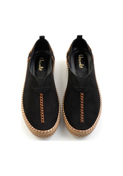 Bambi Siyah Kadın Espadril K01309210502 Siyah