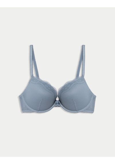 Marks & Spencer Jasmine Dantelli Push Up Sütyen Gri